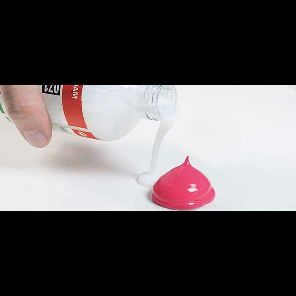 Making gradients with slow drying medium and acrylic retarder