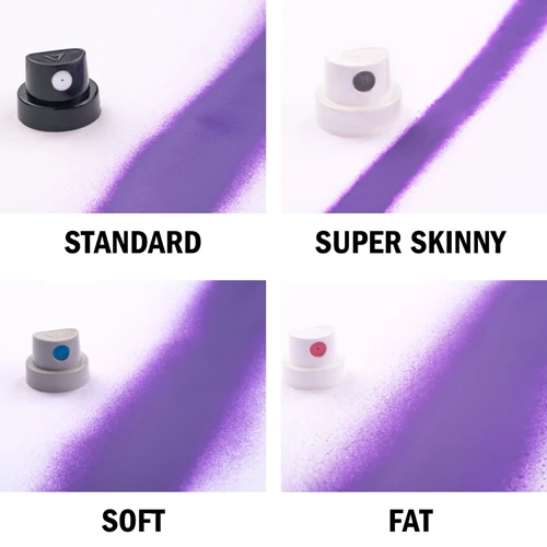 Hoe maak ik verschillende lijndiktes met spray paint?