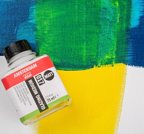 KAN IK GLACEERTECHNIEKEN GEBRUIKEN MET ACRYLVERF?