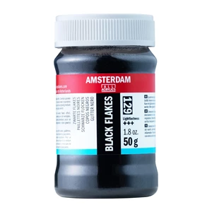 Black glitter flakes 129 jar 75 ml