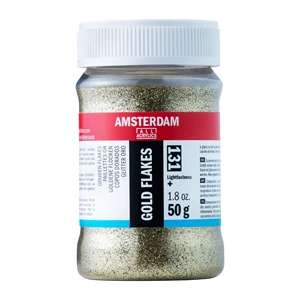 Gold glitter flakes 131 jar 75 ml