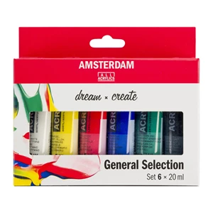 Standard Series acrylic paint general selection set | 6 x 20 ml