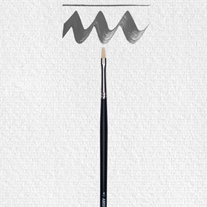 Pincel serie 600 n.° 4 - 4 mm - plano sintético