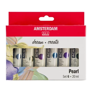 Standard Series acrylic paint pearl set | 6 x 20 ml
