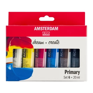 Standard Series acrylic paint primary set | 6 x 20 ml