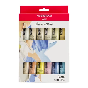 Standard Series acrylic paint pastel set | 12 x 20 ml