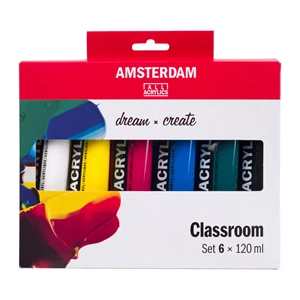 Standard Series acrylic paint classroom set | 6 x 120 ml