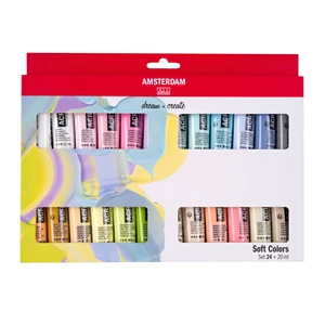 Standard Series acrylic paint soft colors set | 24 x 20 ml