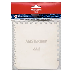 Grattoir en métal 15 x 15 cm