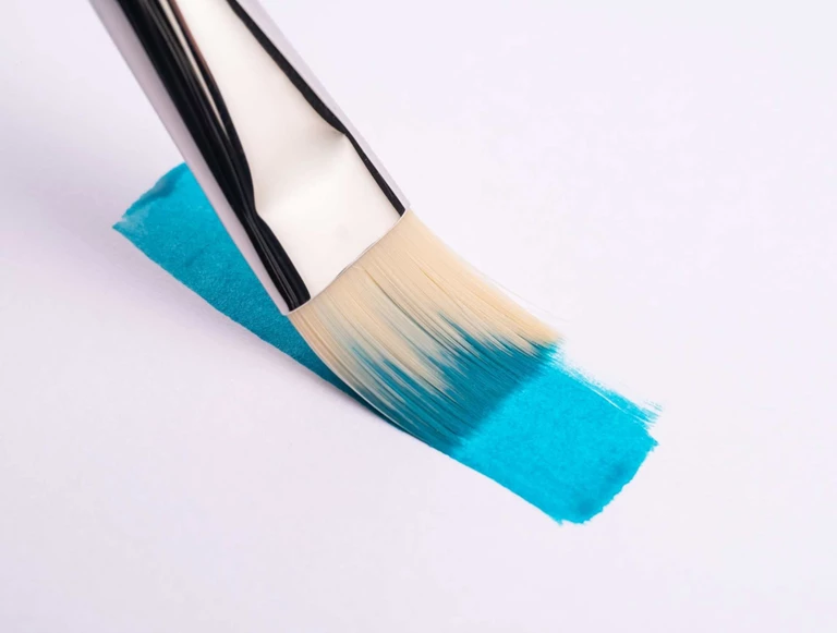 Paint Brush 3in Synthetic Hair Angled Style
